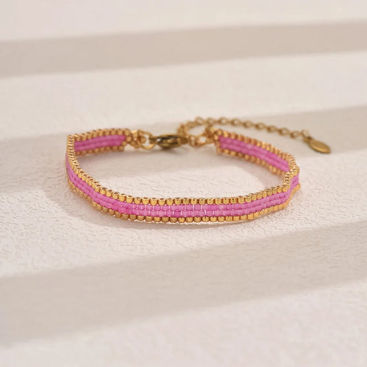 alcalia pink camille bracelet 