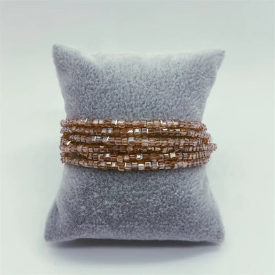 alcalia rose gold luna layers bracelet 