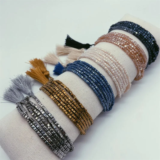 ALIYA Multicolor Crystal Tassel Bracelet for Women Pulseras Mujer Moda 2020 Fashion Female Jewelry Armband Gifts Dropshipping