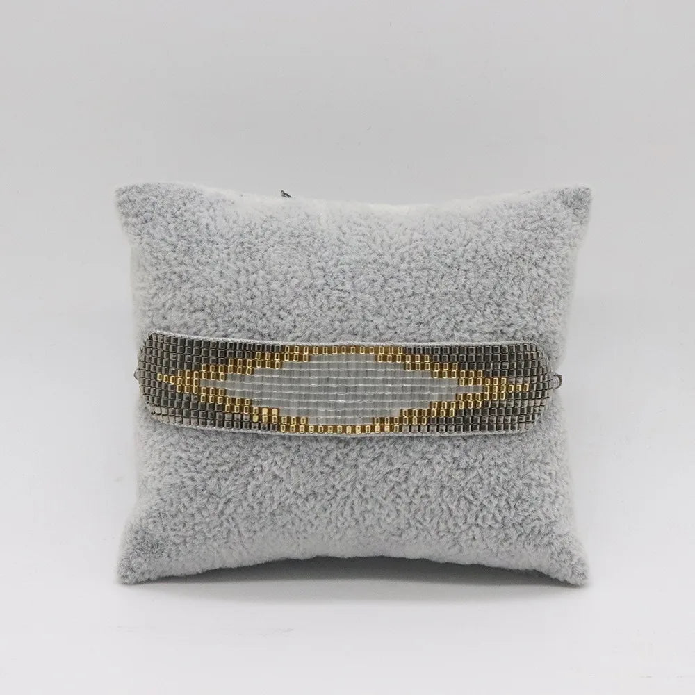 Boho Handmade Cuff Bracelet ALIYA Unique MIYUKI Fashion Woven Tassel Loom Pulseras Mujer Moda Girl Gifts for Women